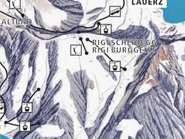 Trail map Rigi – Scheidegg/Burggeist
