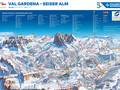 Trail map Val Gardena (Gröden)