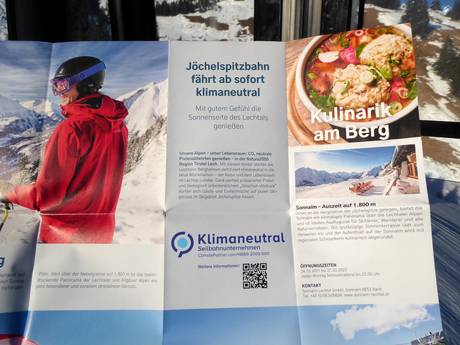 Reutte: environmental friendliness of the ski resorts – Environmental friendliness Jöchelspitze – Bach