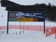 Digital displays for open lifts and slopes