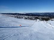 View over the ski resort of Trysil