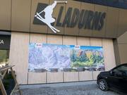 Information board at the Ladurns valley station
