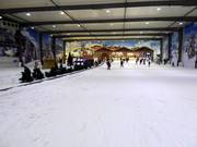 Practice slope with conveyor belt