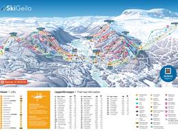 Trail map Geilo