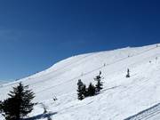 Difficult slopes at Skihytta