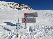 Signage at the mid-station