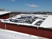 Photovoltaic system of the ski resort