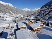 View of Landal Hochmontafon and the village of Gargellen