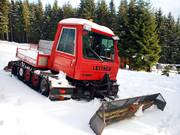 A real eye-catcher, but there are also modern snow groomers.