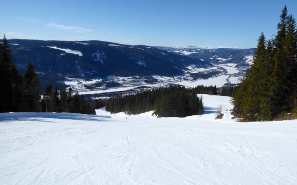 Biggest height difference in the Gudbrand Valley (Gudbrandsdalen) – ski resort Hafjell