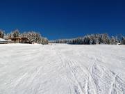 Groomed slope at Monte Popolo