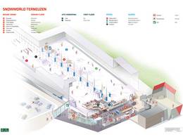 Trail map SnowWorld Terneuzen