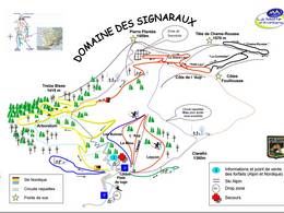 Trail map Les Signaraux – La Motte d'Aveillans