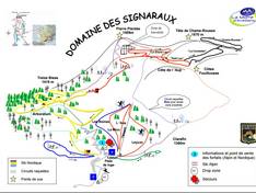 Trail map Les Signaraux – La Motte d'Aveillans