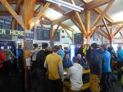 You can end your ski day at the valley station.