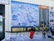Large information board at Gamsgarten