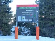 Slope signage Hochzillertal