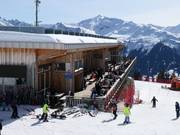 Mountain hut tip Madrisa-Alp