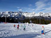 Beautiful panoramic view in the ski resort of Paganella