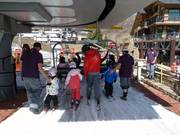 Guests are always assisted when boarding