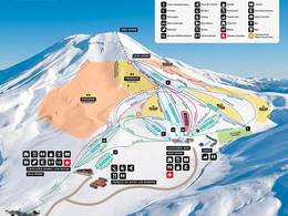 Trail map Corralco