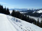 View from the mountain station towards Oberstdorf