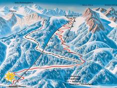 Trail map Katrin – Bad Ischl