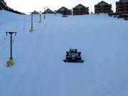 Every evening, the grooming machines head out