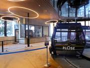 Very well-maintained valley station of the Plosebahn