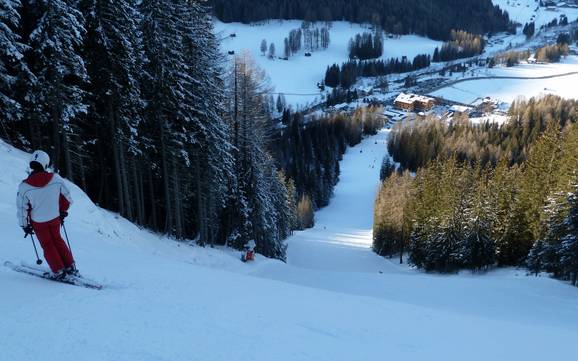 Ski resorts for advanced skiers and freeriding Alta Pusteria (South Tyrol) – Advanced skiers, freeriders 3 Zinnen Dolomites – Helm/Stiergarten/Rotwand/Kreuzbergpass