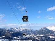 Jennerbahn II - 10pers. Gondola lift (monocable circulating ropeway)