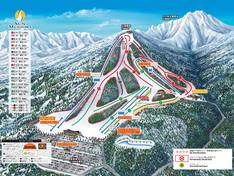 Trail map Sun Meadows