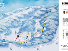Trail map Vernár – Studničky