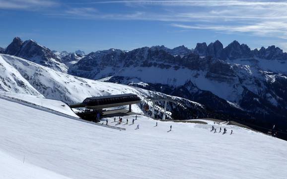 Skiing near Brixen (Bressanone)