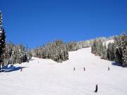 Runs down to Sun Peaks Village