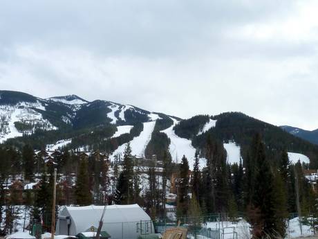 Purcell Mountains: size of the ski resorts – Size Panorama