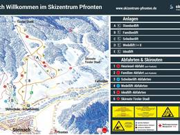 Trail map Skizentrum Pfronten