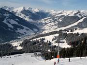 View of Saalbach and Hinterglemm