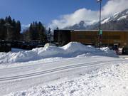 Talloipe Mellau starts directly at the Mellaubahn.