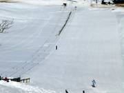 Practice area at the rope lifts