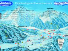 Trail map Hochschwarzeck – Ramsau bei Berchtesgaden