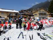 Relaxed get-together in Wengen