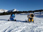 High-performance snow cannons in the Jochgrimm ski area