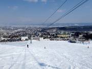 Easy and wide valley run Kitanomne Zone