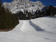 Kids-halfpipe at the Wetterstein lift