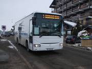 Ski bus in Les Saisies