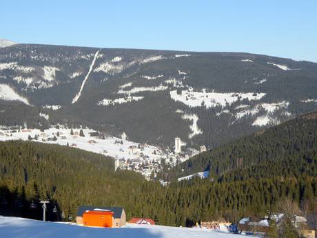 Sudetes (Sudety): accommodation offering at the ski resorts – Accommodation offering Pec pod Sněžkou