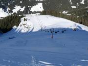 The black slope from Wastlhöhe is steep.