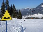 Wave track at the Eichenhof gondola lift