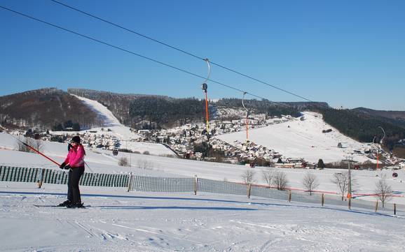 Biggest height difference in Western Germany – ski resort Willingen – Ettelsberg